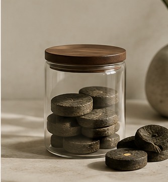 Tea puck jar
