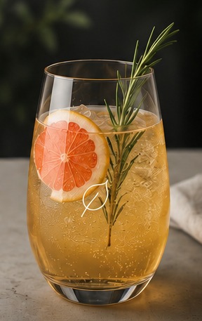 Sparkling LEAF tea serve