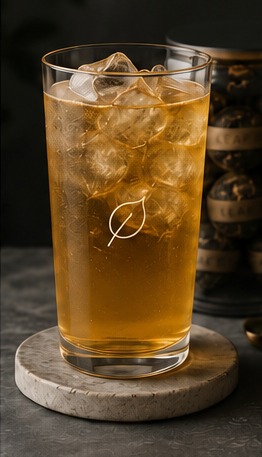 Iced LEAF tea serve